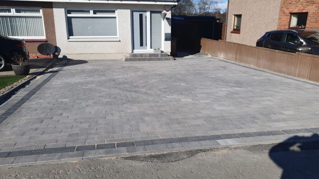 monoblock driveway in fife
