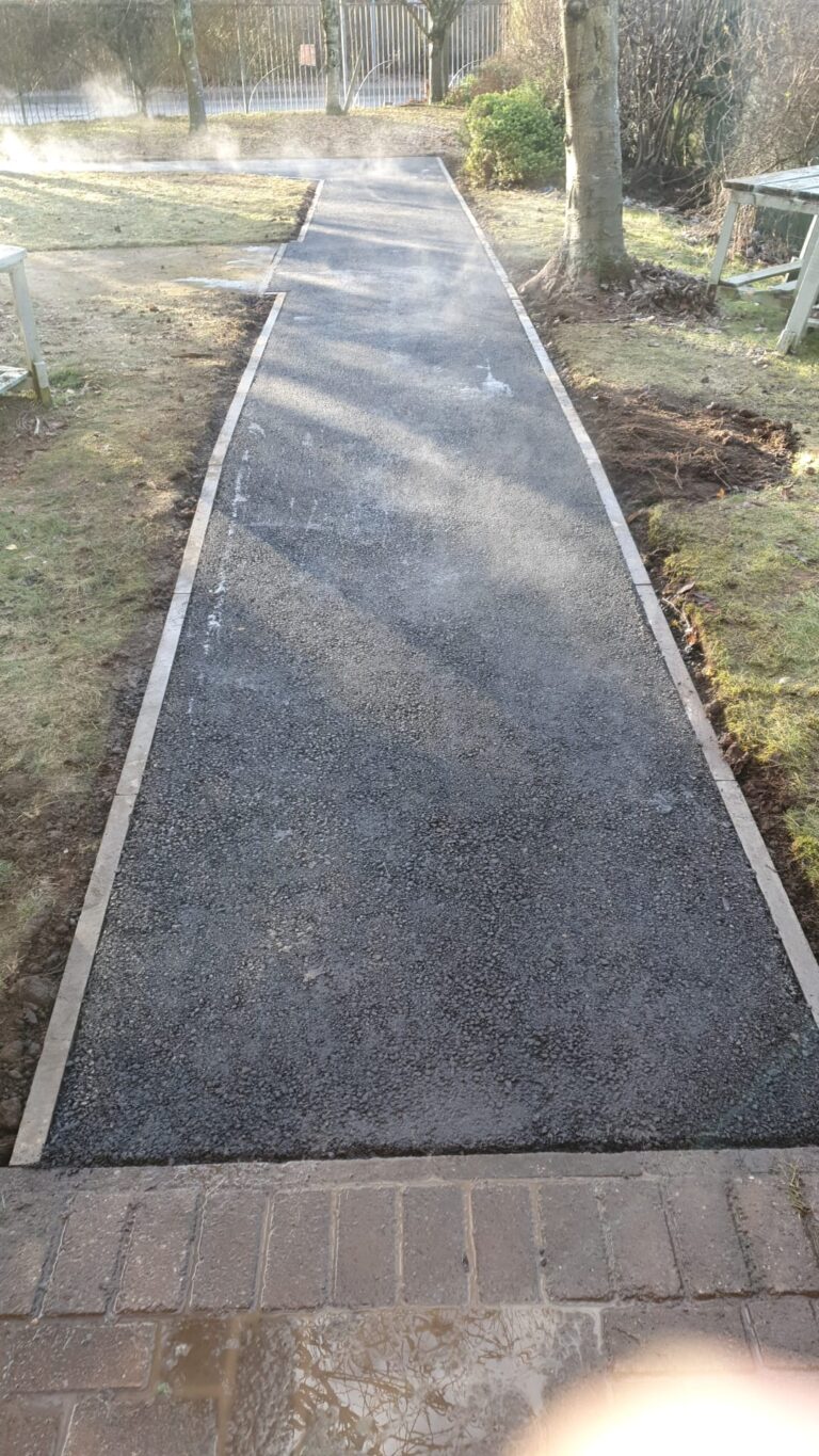 tarmac footpath in kirkcaldy