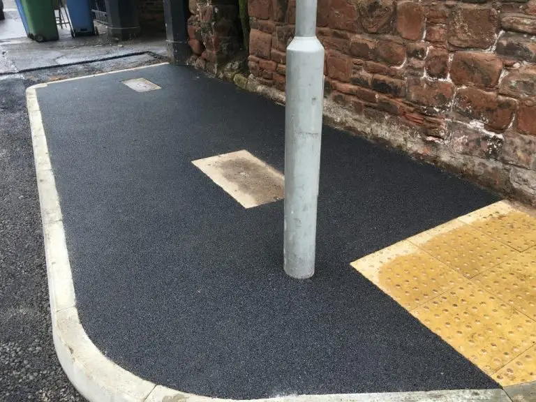 tarmac footpath in kirkcaldy, fife